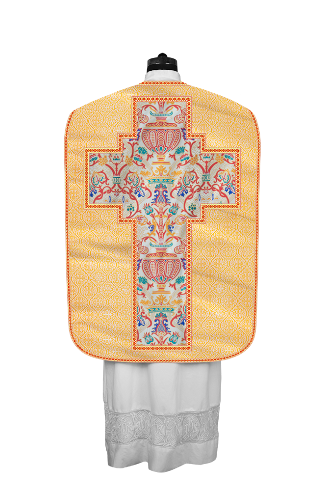 Coronation Tapestry Roman Chasuble with Braided Trims
