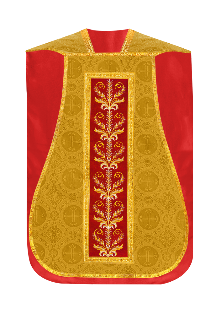 Roman Chasuble with liturgical motifs