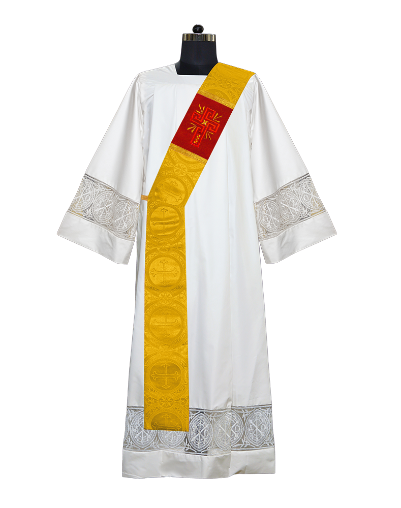 Glory Cross Adorned Deacon Stole