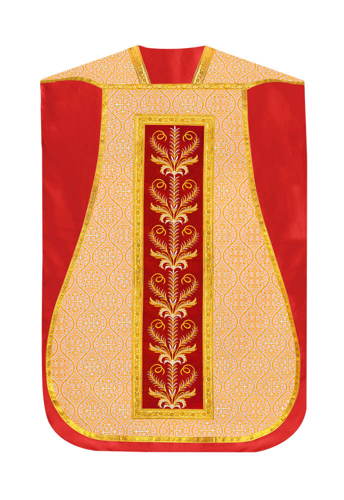 Roman Chasuble with liturgical motifs