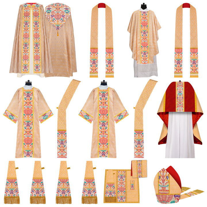 Coronation Tapestry with Gothic Highline Mass Set