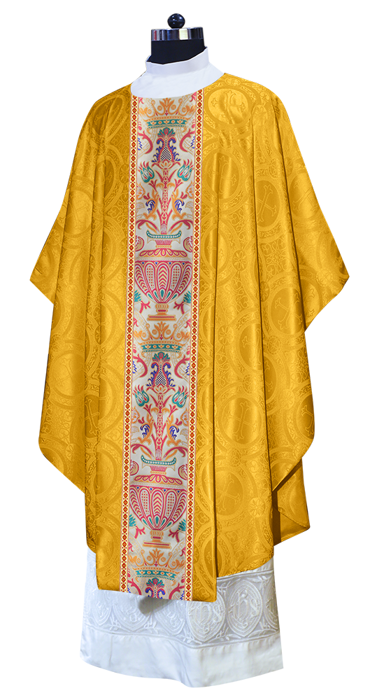 Coronation Tapestry Chasuble Braided with Trims