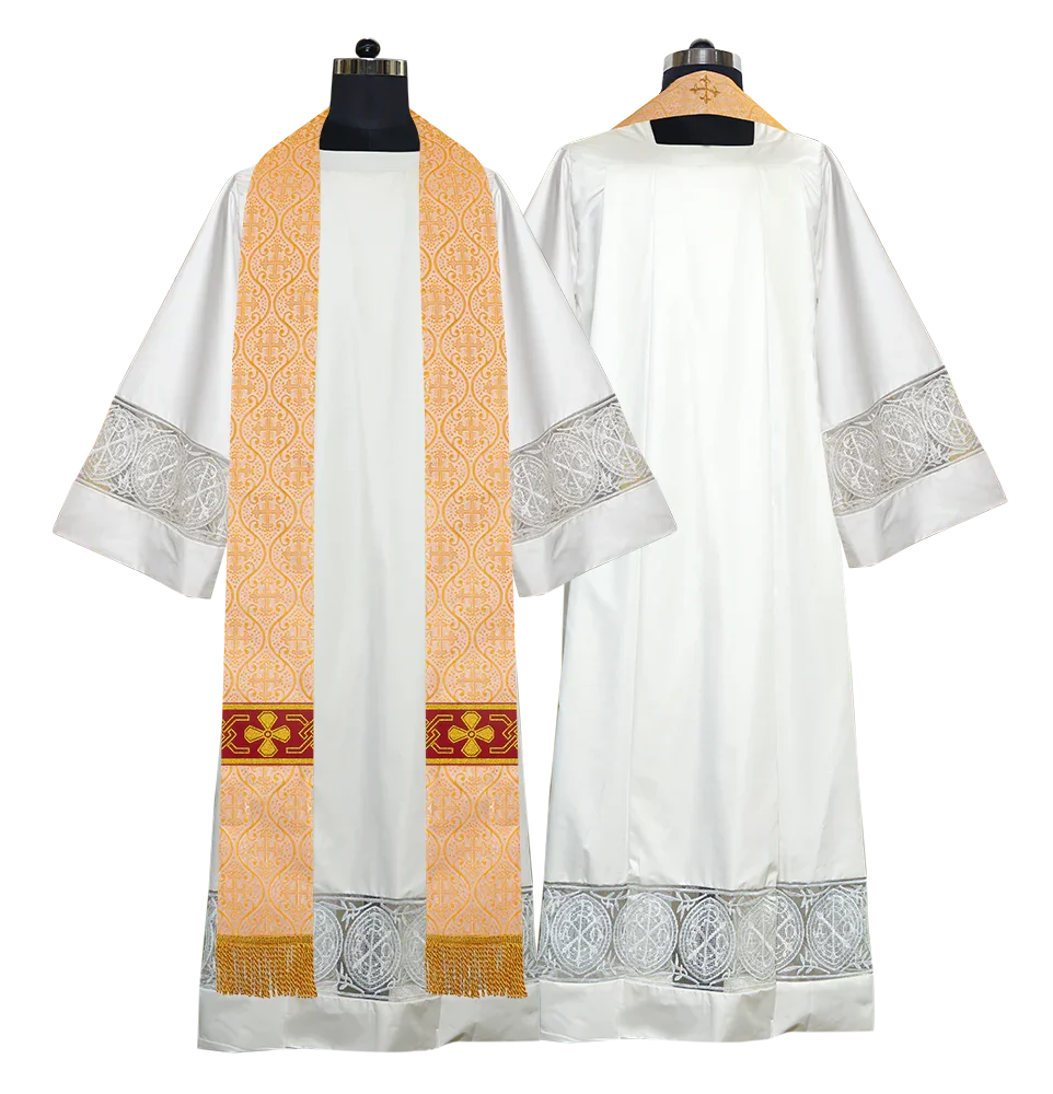 Gothic Cope with Adorned Detailed Braids