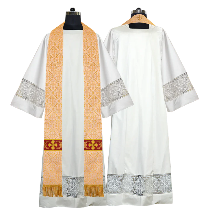 Gothic Cope with Adorned Detailed Braids