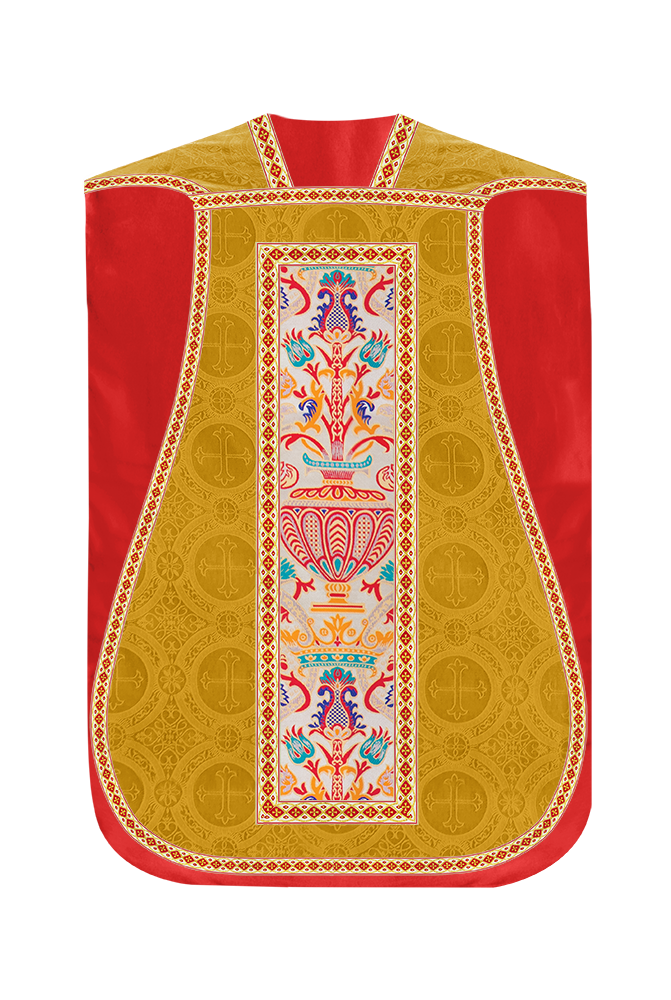 Coronation Tapestry Roman Chasuble with Braided Trims