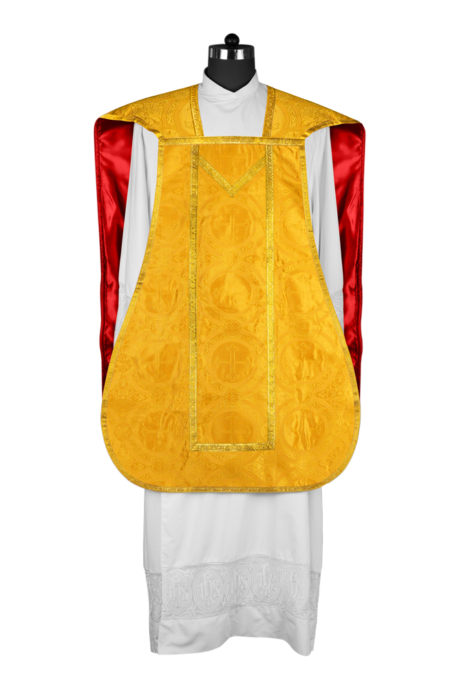 Roman Chasuble with adorned motif