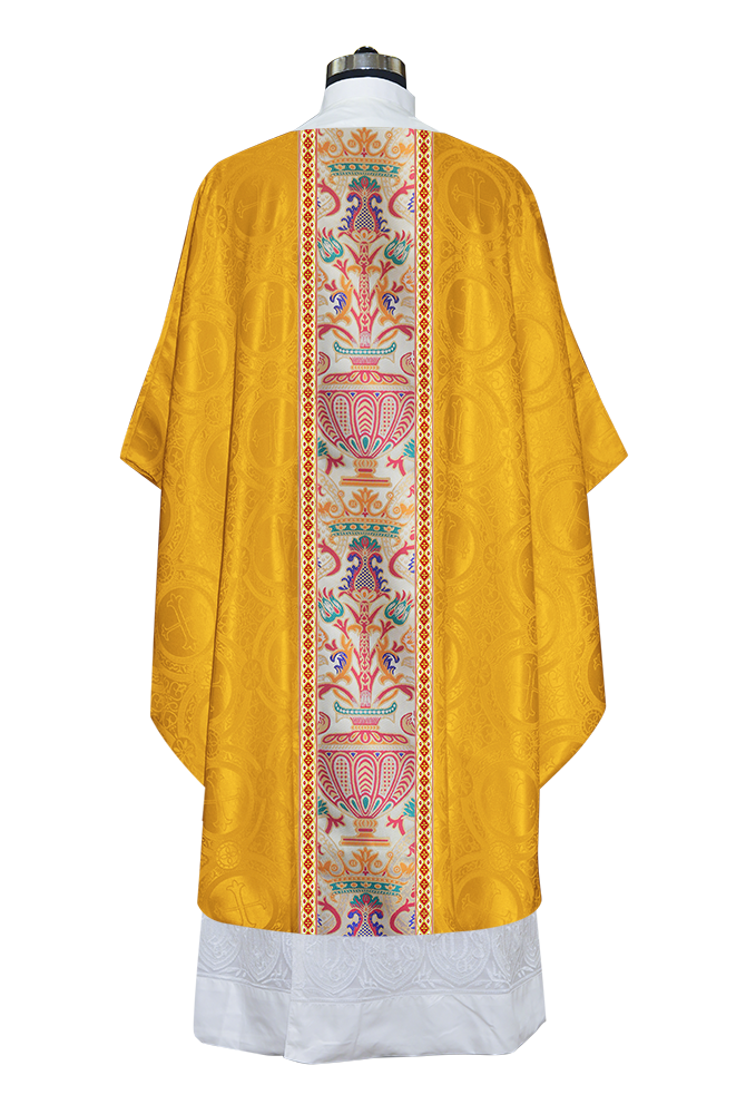 Coronation Tapestry Chasuble Braided with Trims