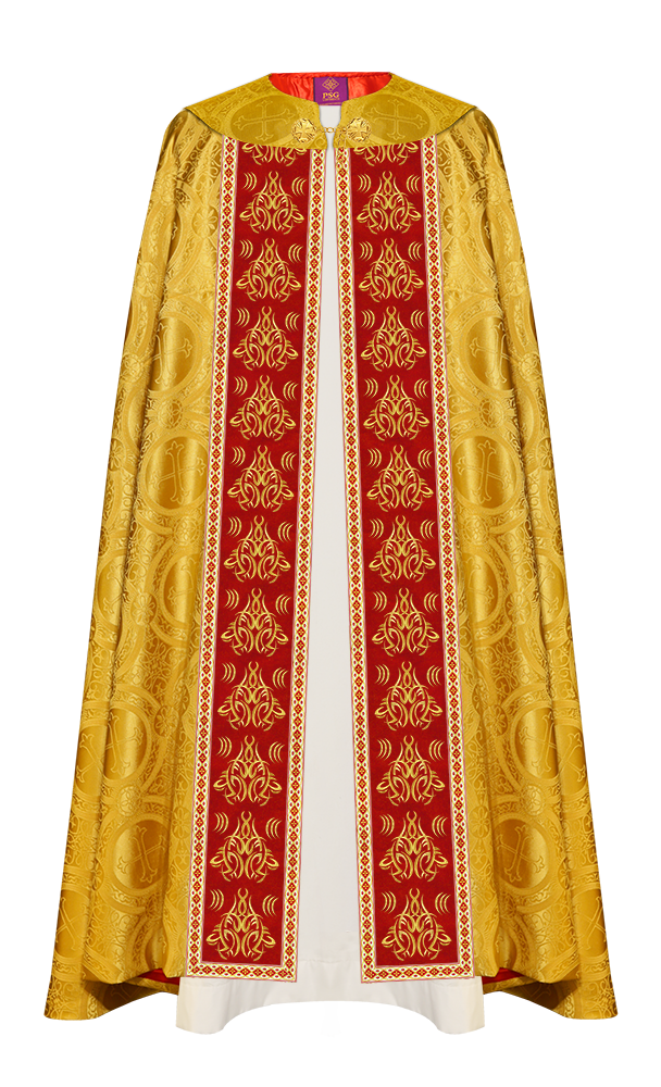 Gothic Cope Vestments With Liturgical Embroidery and Trims