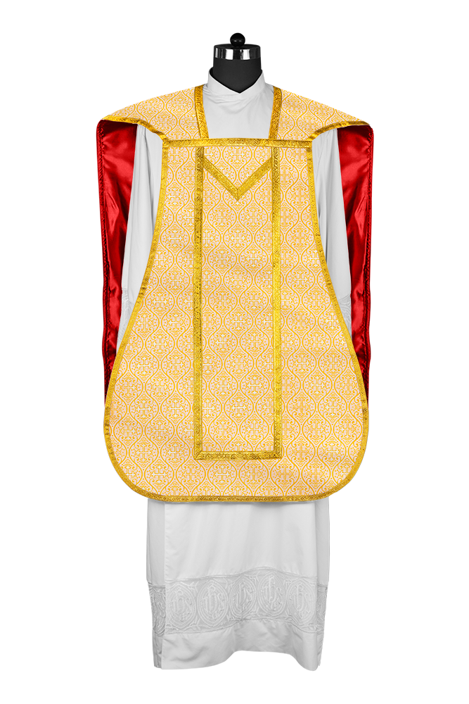 Roman Chasuble with adorned motif