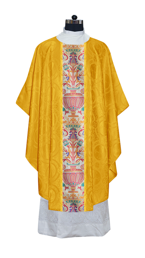 Coronation Tapestry Chasuble Braided with Trims