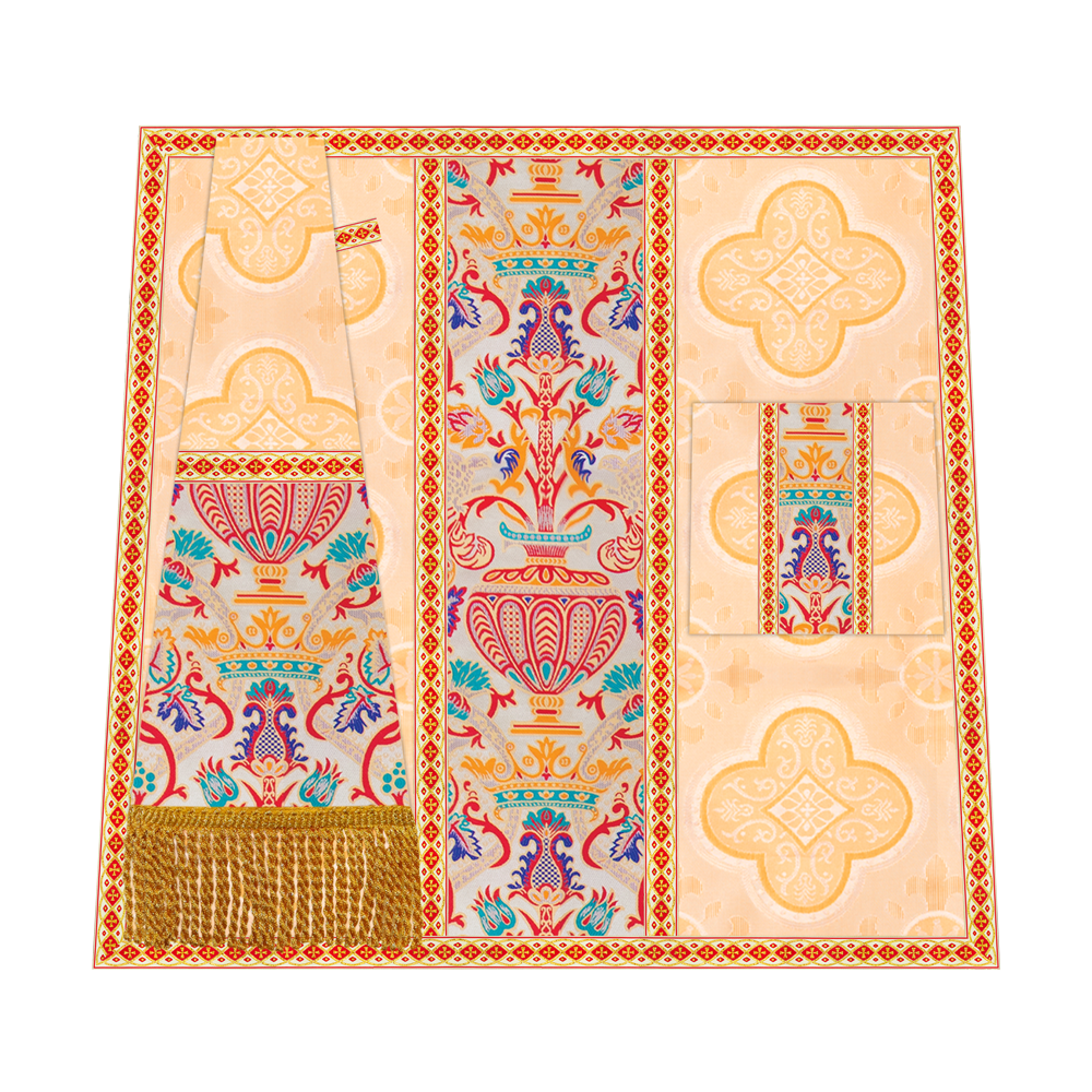 Tapestry Chasuble with Detailed Braids and Trims