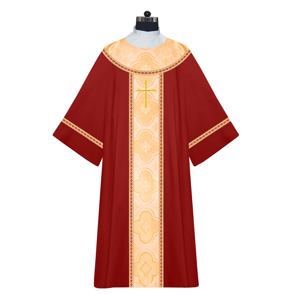 Dalmatics Vestments With Liturgical Cross motifs