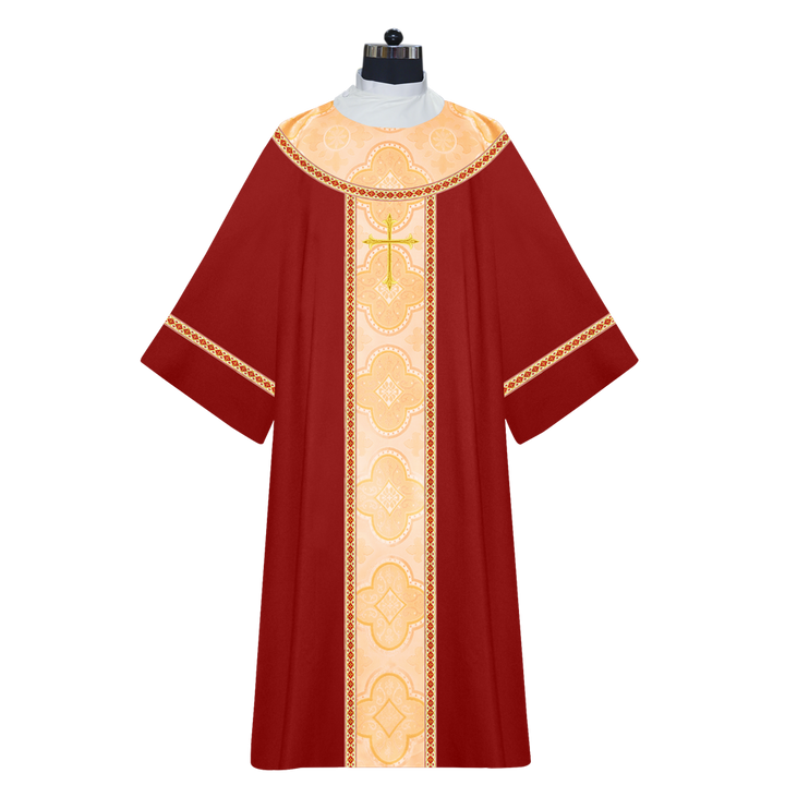 Dalmatics Vestments With Liturgical Cross motifs