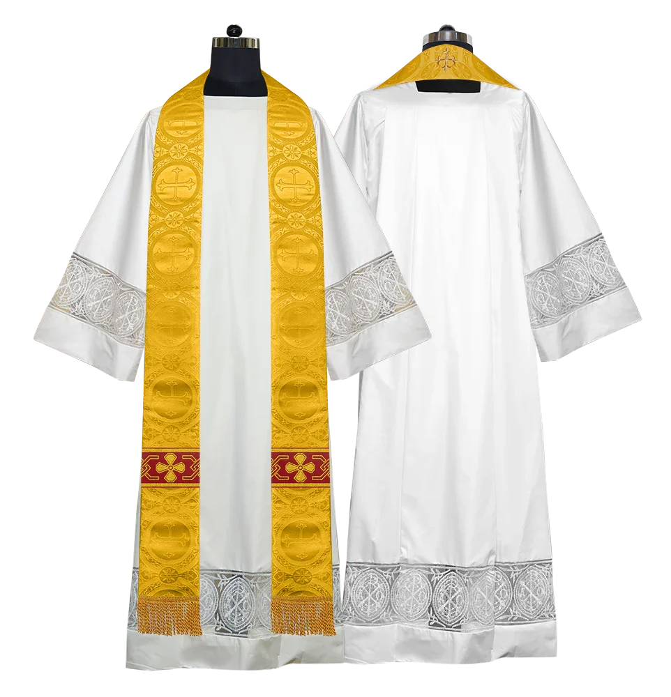 Gothic Cope with Adorned Detailed Braids