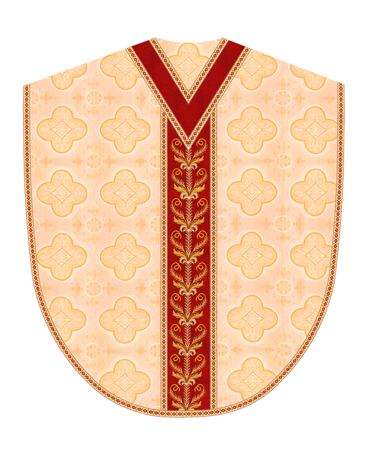 Borromean Chasuble Vestment With Liturgical Trims