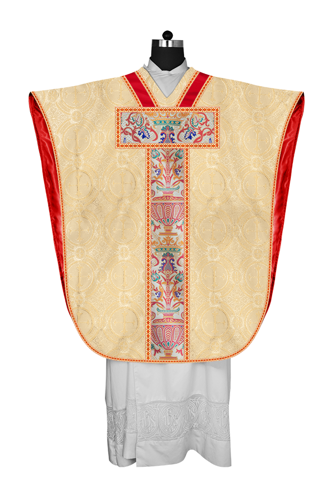 Tapiz de coronación Casulla borromea con ribetes 