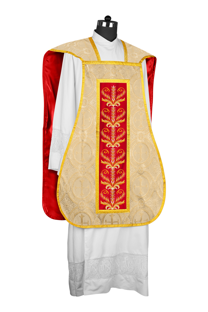 Roman Chasuble with liturgical motifs