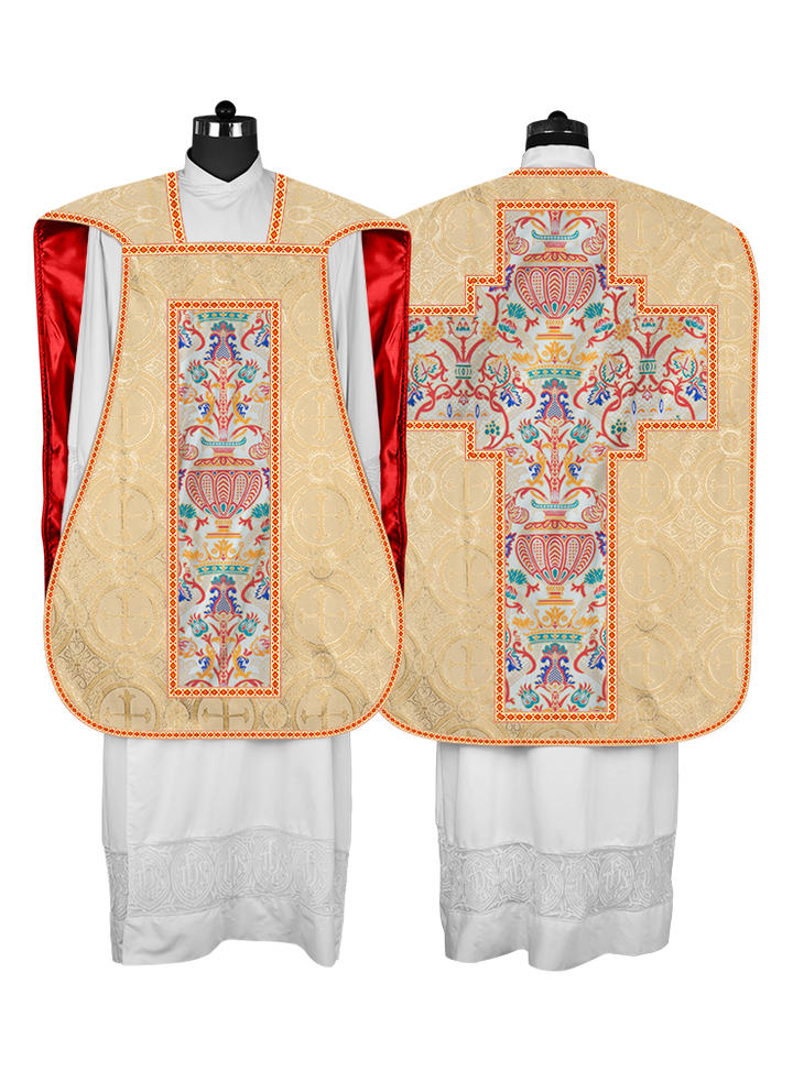 Coronation Tapestry Roman Chasuble with Braided Trims
