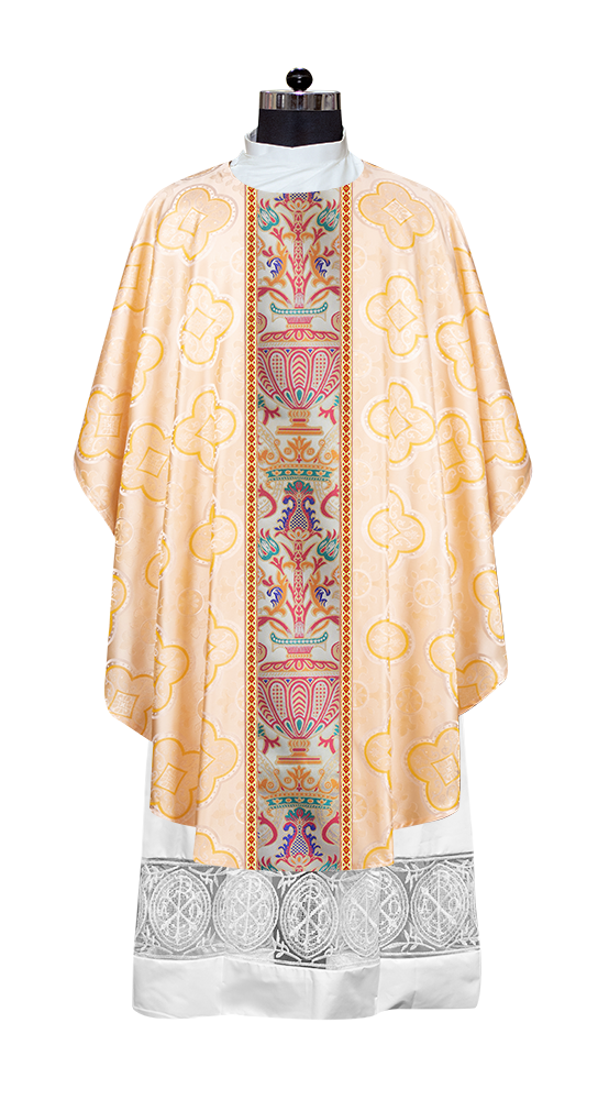 Coronation Tapestry Chasuble Braided with Trims
