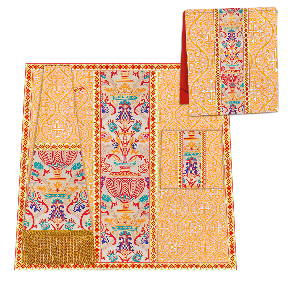 Coronation Tapestry Chasuble Braided with Trims