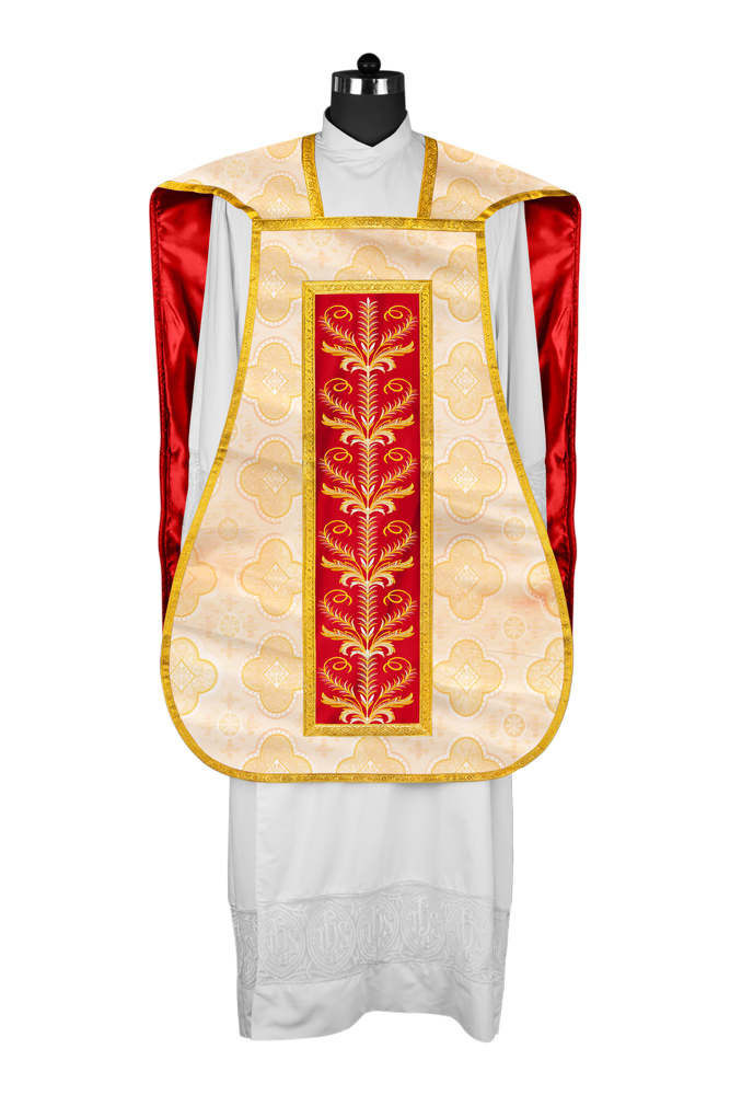 Roman Chasuble with liturgical motifs
