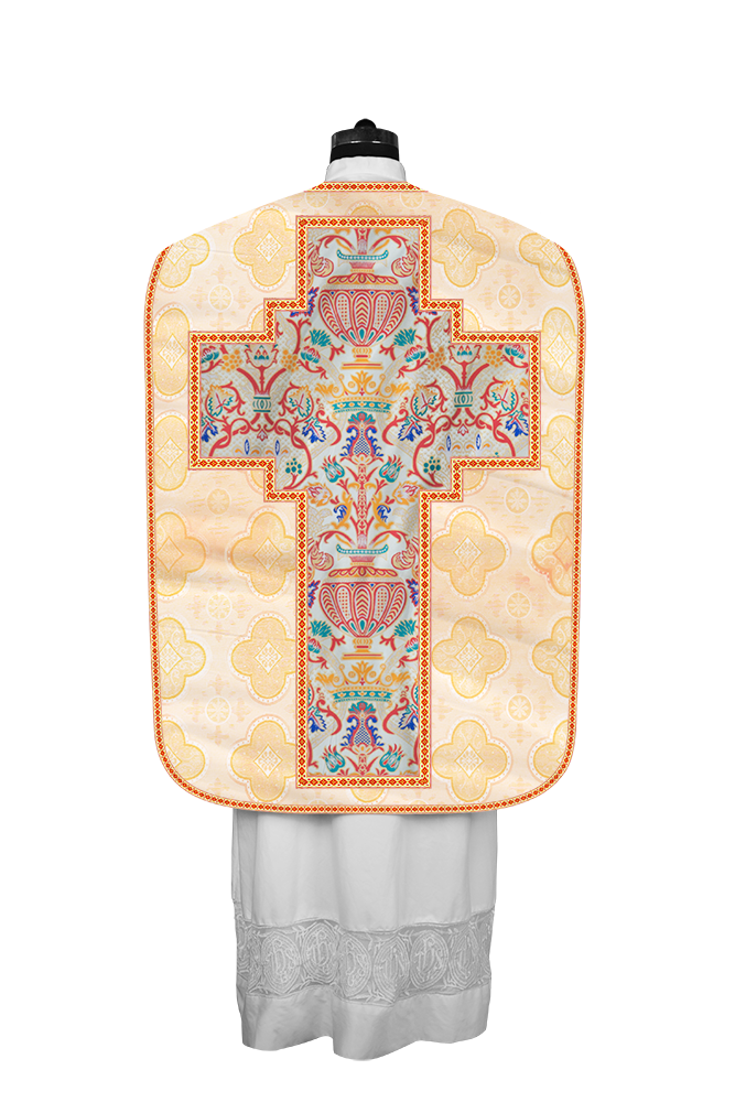 Coronation Tapestry Roman Chasuble with Braided Trims