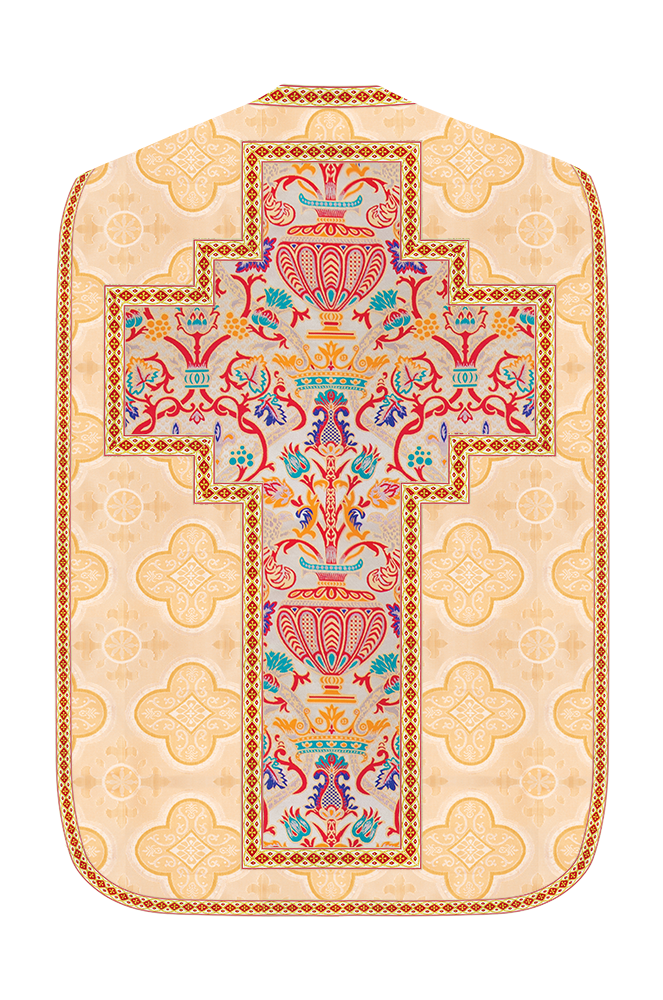 Coronation Tapestry Roman Chasuble with Braided Trims