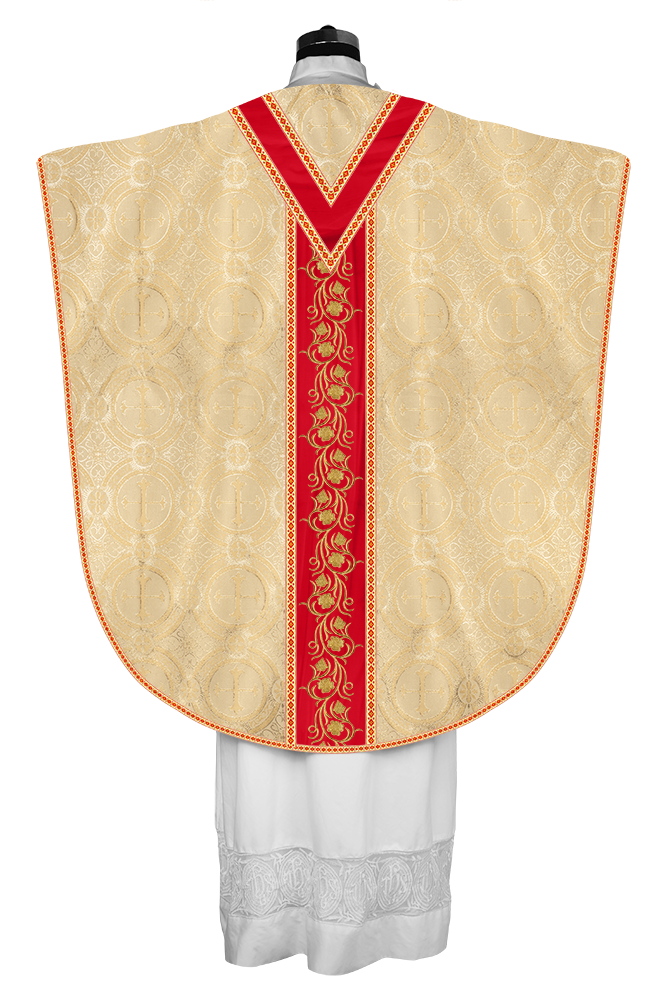 Borromean Chasuble Vestment With Grapes Embroidery and Trims