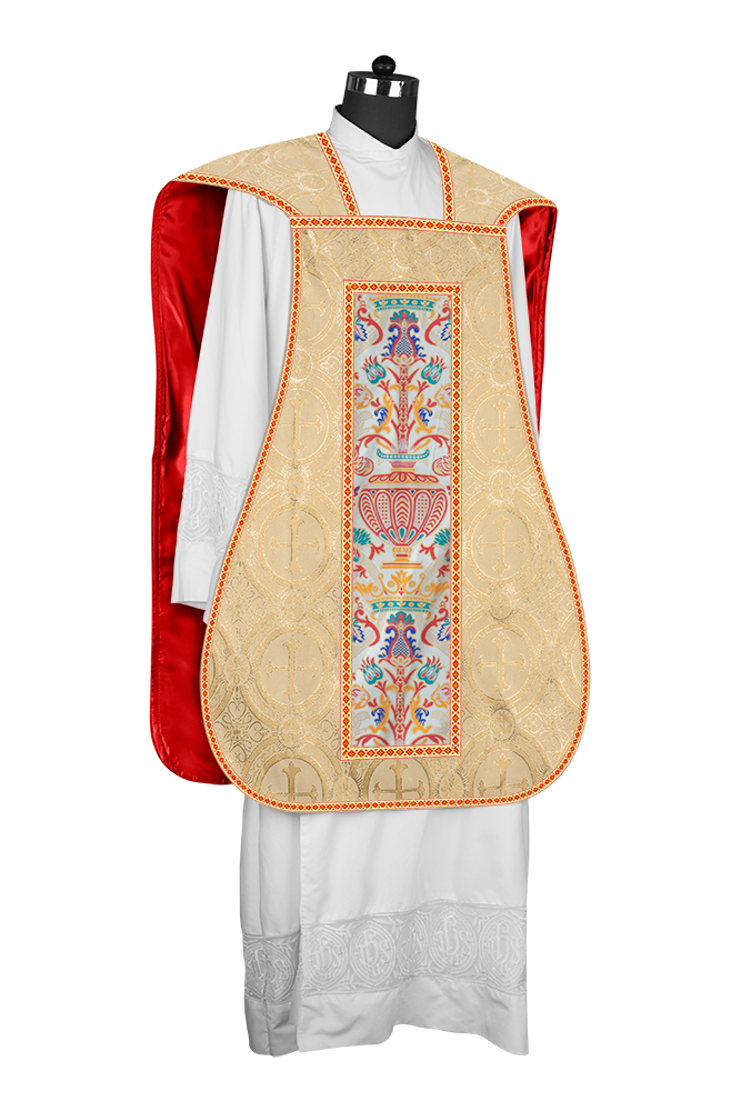 Coronation Tapestry Roman Chasuble with Braided Trims