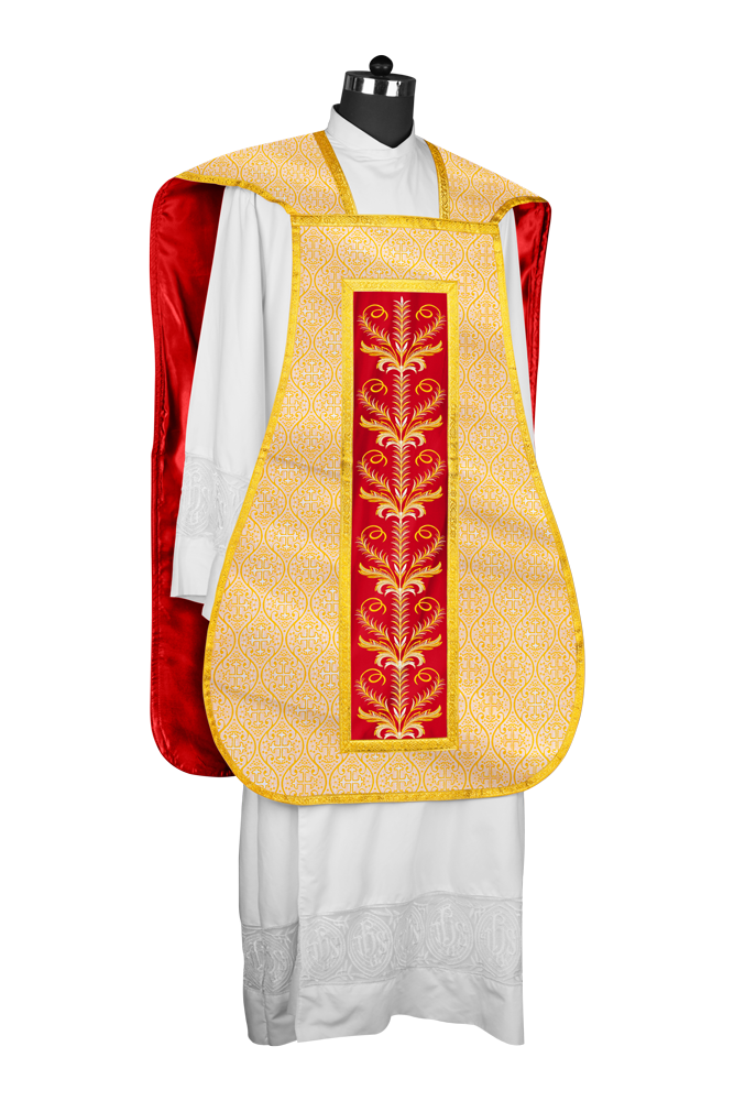 Roman Chasuble with liturgical motifs