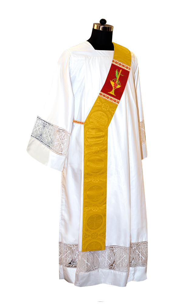 Deacon Stole with Communion Motif