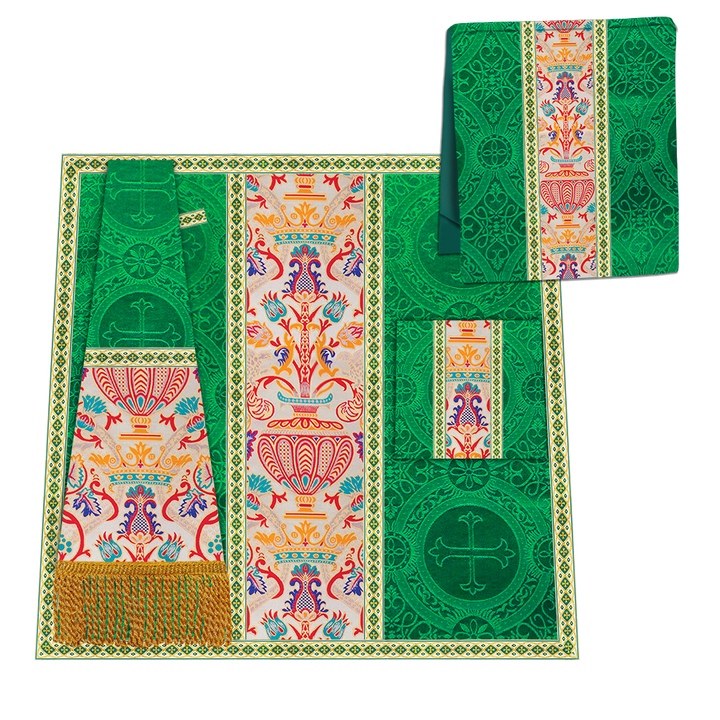 Tapiz de coronación Casulla borromea con ribetes 