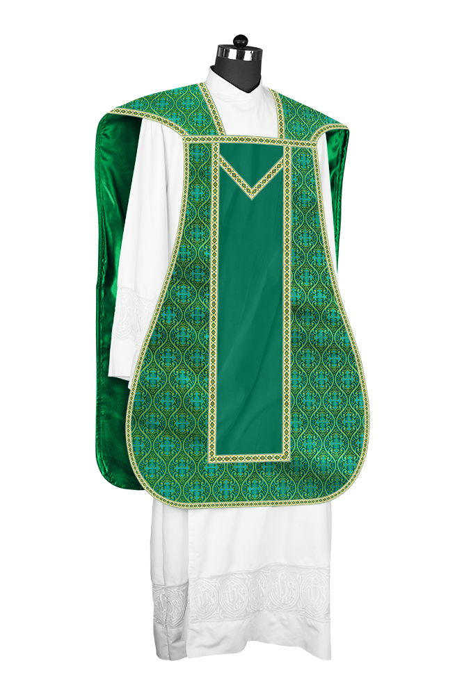 Roman chasuble with Motif and Trims