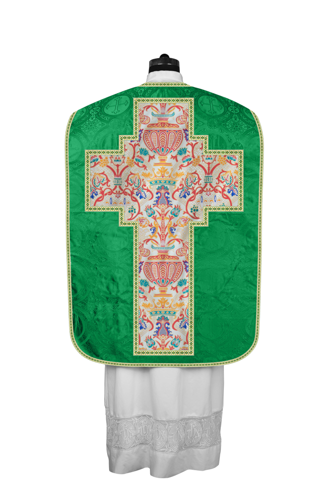 Coronation Tapestry Roman Chasuble with Braided Trims