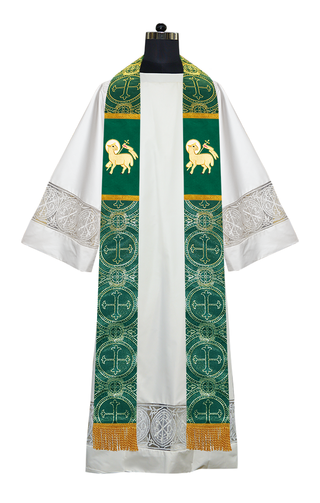 Clergy Stole with Spiritual motif