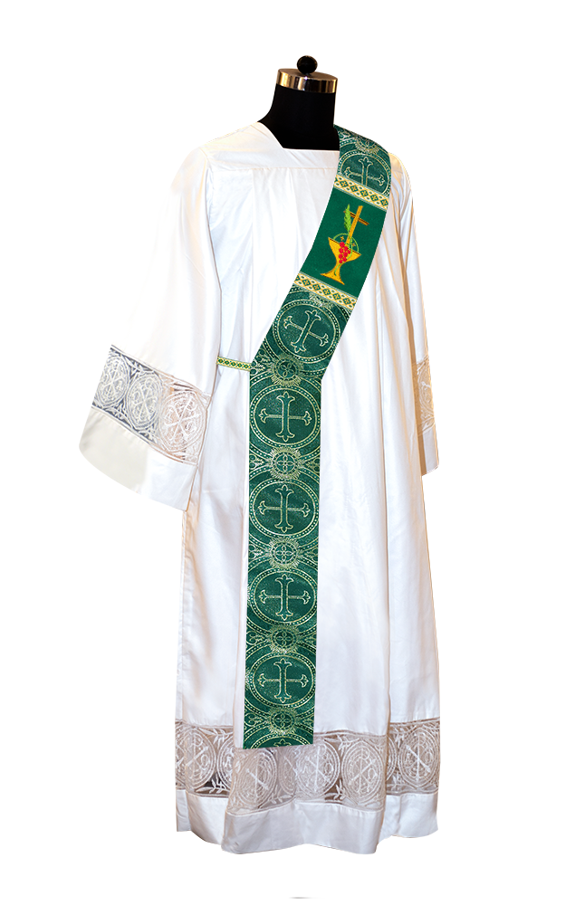 Deacon Stole with Communion Motif