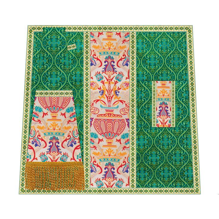 Tapestry Chasuble with Detailed Braids and Trims