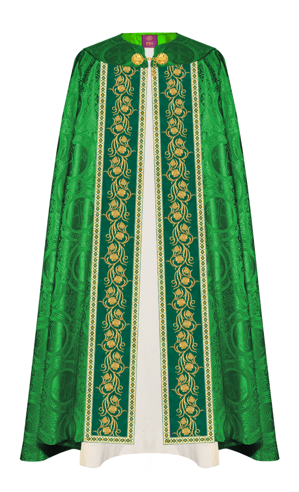 Gothic Cope Enhanced With Grapes Embroidery