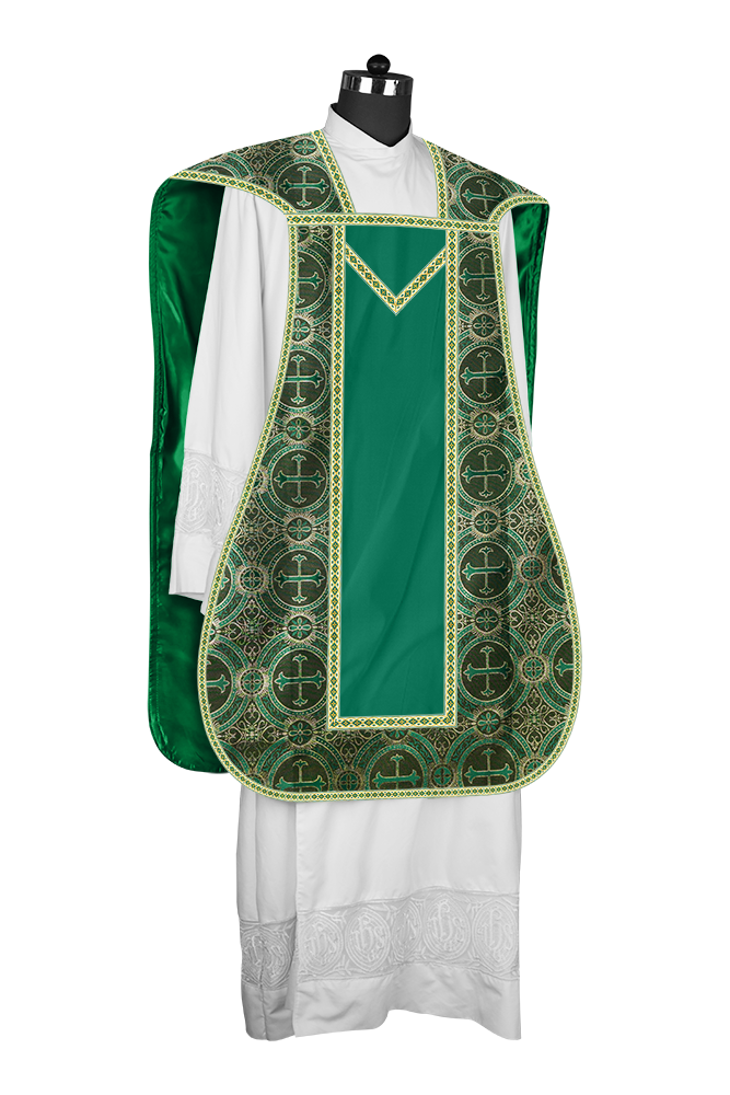 Roman chasuble with Motif and Trims