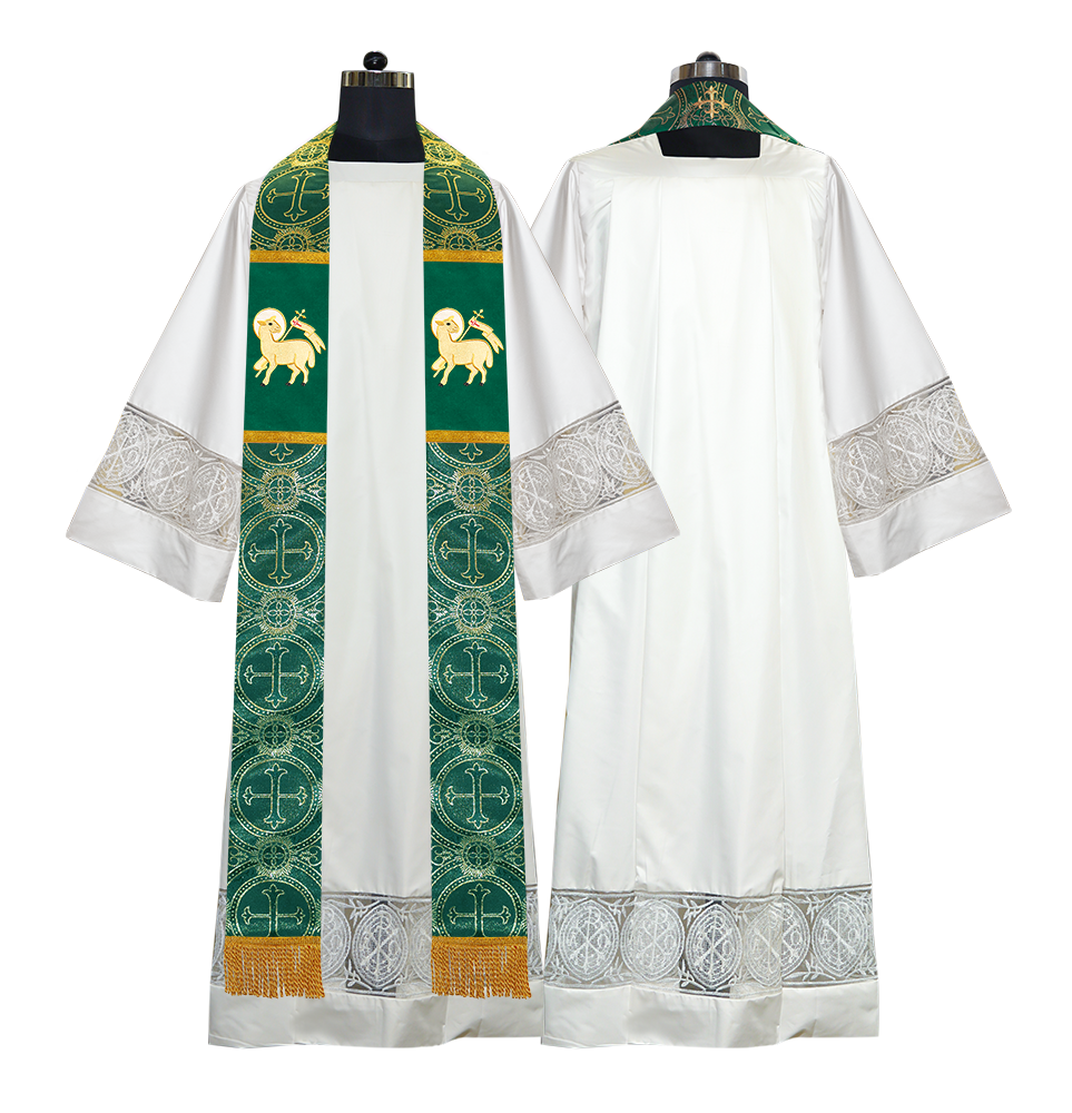 Clergy Stole with Spiritual motif