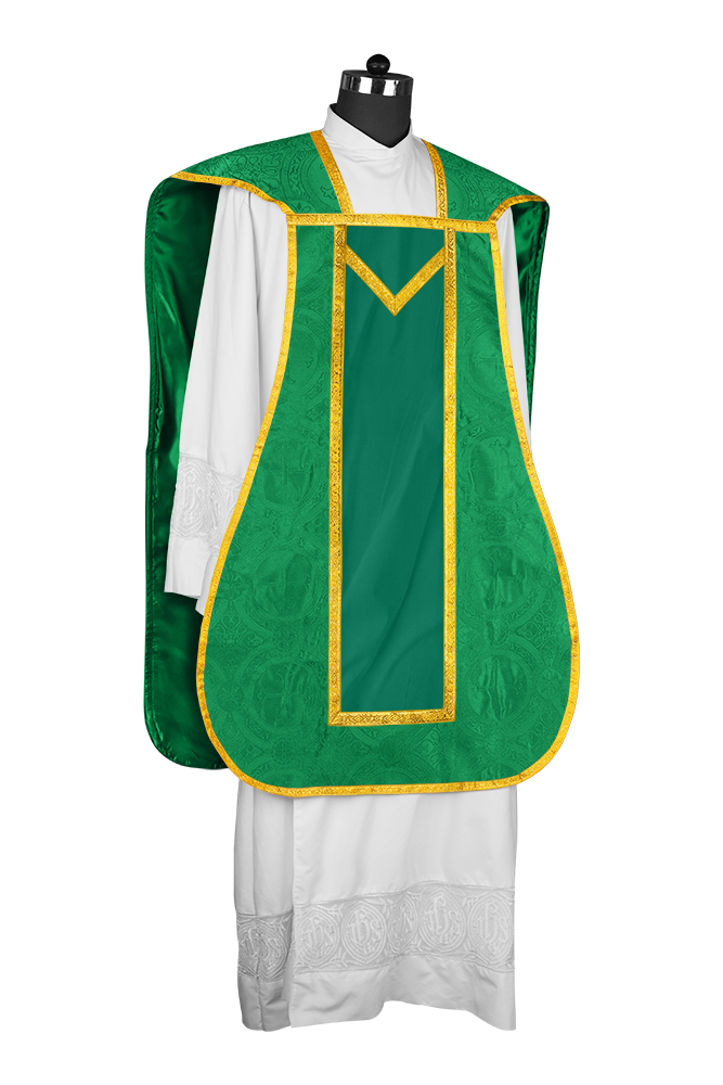 Fiddleback with spiritual motif