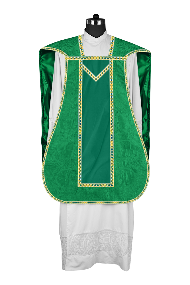 Roman chasuble with Motif and Trims