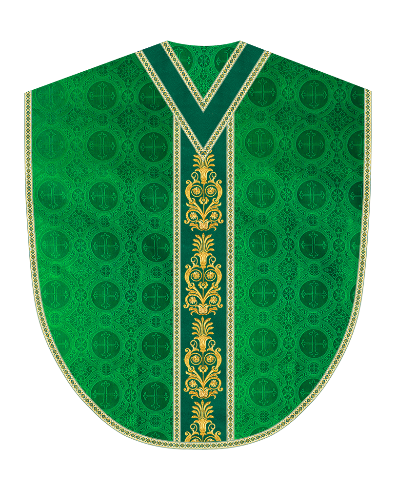 Borromean Chasuble Vestment With Detailed Braids and Trims