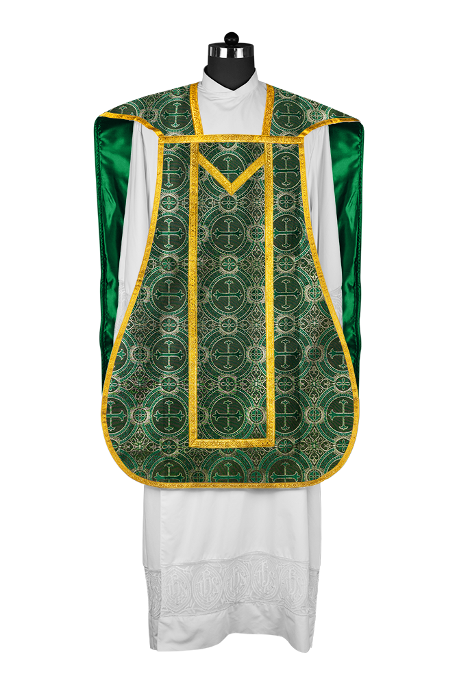 Roman Chasuble with adorned motif