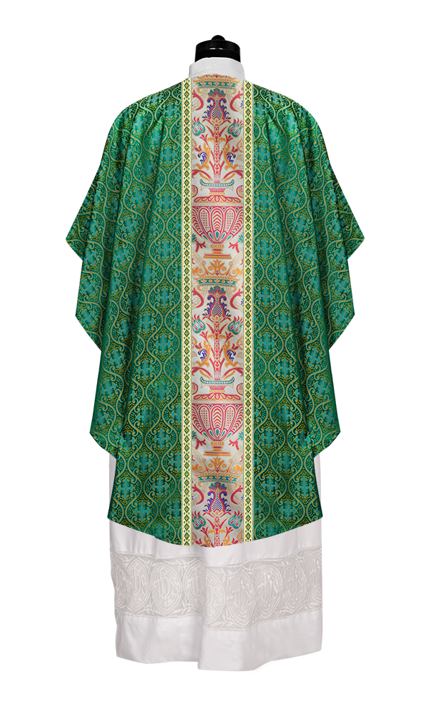 Coronation Tapestry Chasuble Braided with Trims