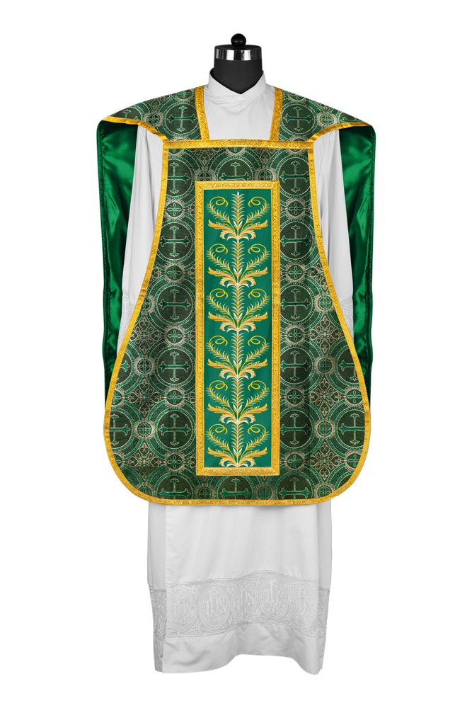 Roman Chasuble with liturgical motifs