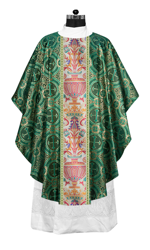 Coronation Tapestry Chasuble Braided with Trims