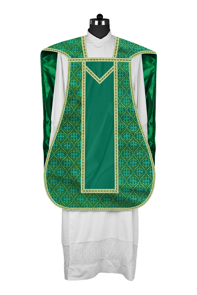 Roman chasuble with Motif and Trims