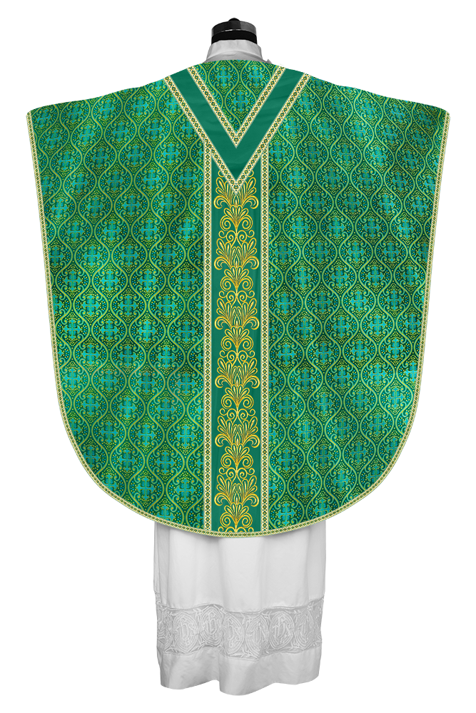Spiritual Borromean Chasuble With Y Type Orphrey and Trims