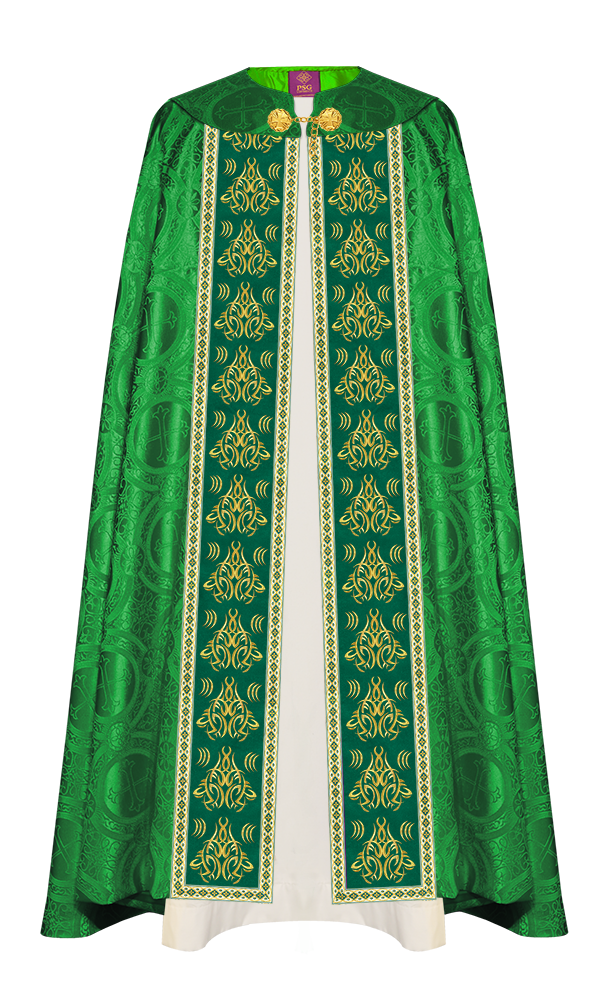 Gothic Cope Vestments With Liturgical Embroidery and Trims